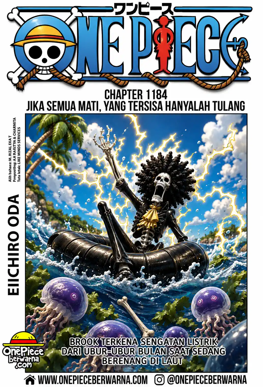 One Piece berwarna 1184 1185 1186 bahasa indonesia